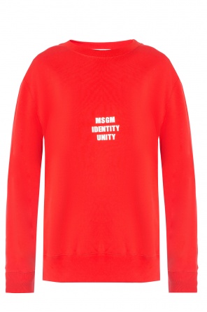 Bluza z nadrukowanym logo, zdjęcie 1 Bluza z nadrukowanym logo od MSGM